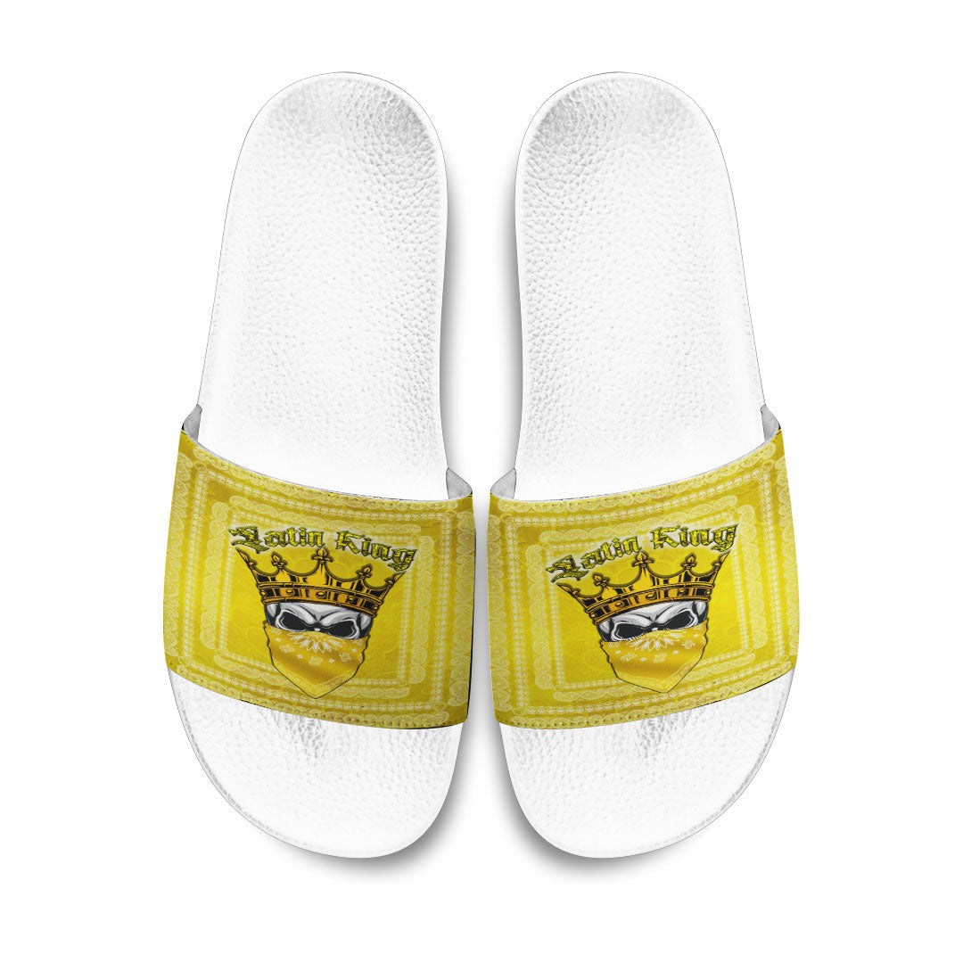 Slide Sandals Skull Latin King Slide Sandals