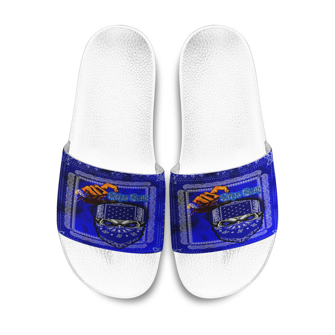 Slide Sandals Skull Crips Gang Slide Sandals