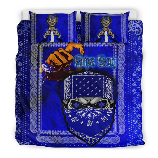 Bedding Set - Skull Crips Gang Bedding Set