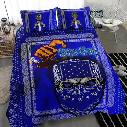 Bedding Set - Skull Crips Gang Bedding Set