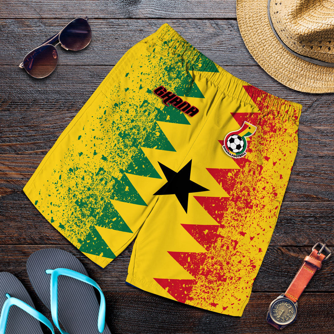 Clothing Ghana Kente Pattern Sporty Style Men's Short