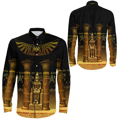 Clothing Egypt Predynastic Long Sleeve Button Shirt