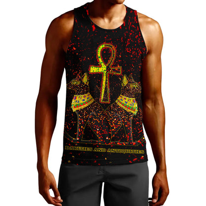 Clothing Egypth Goddess Bastet and Pharaoh Tank Top