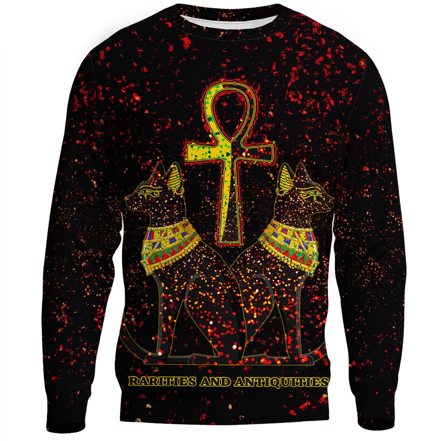 Clothing Egypth Goddess Bastet and Pharaoh Sweatshirts
