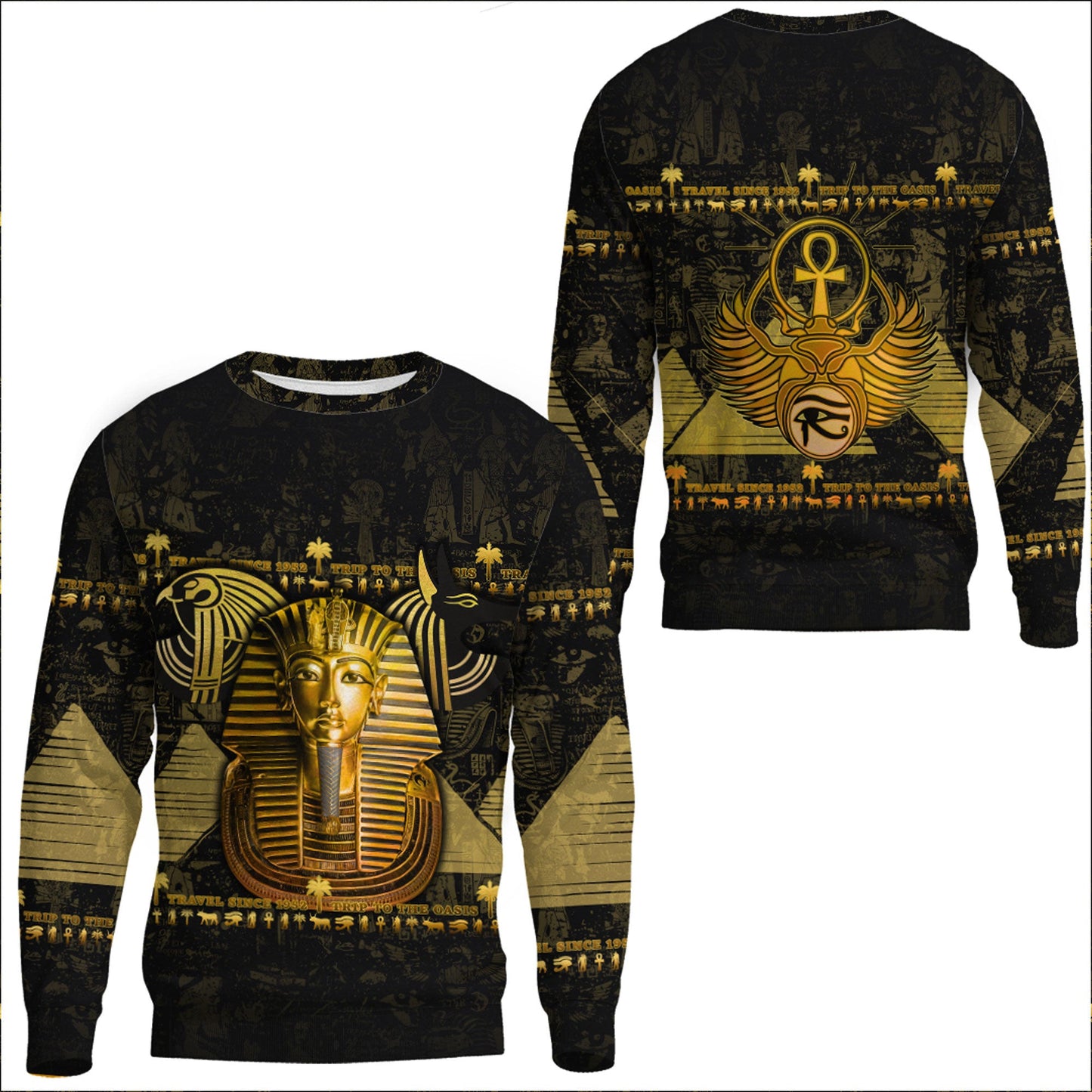 Clothing Egyth Tutankhamun’s Golden and Scarabs Sweatshirts