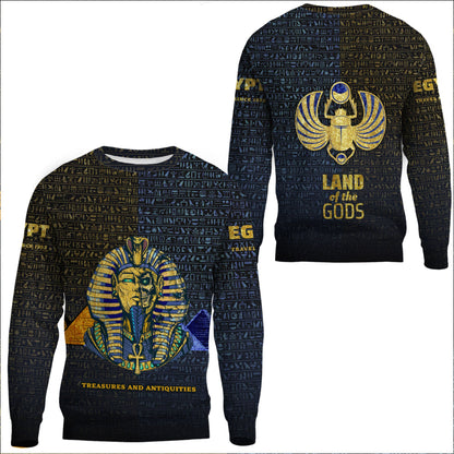 Clothing Egyptian Pharaoh in a Destroyed Sweatshirts