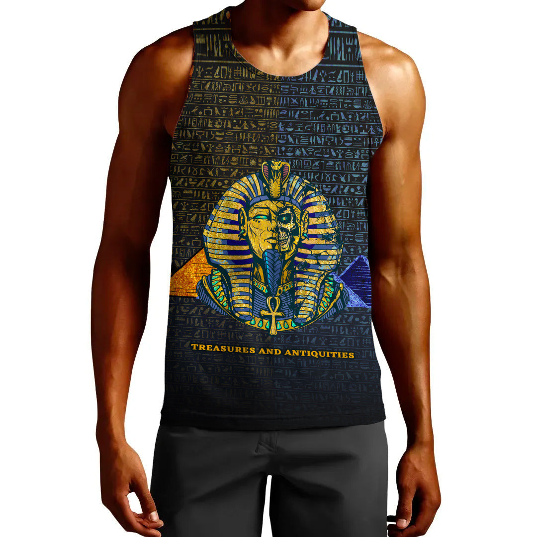 Clothing Egyptian Pharaoh in a Destroyed Tank Top