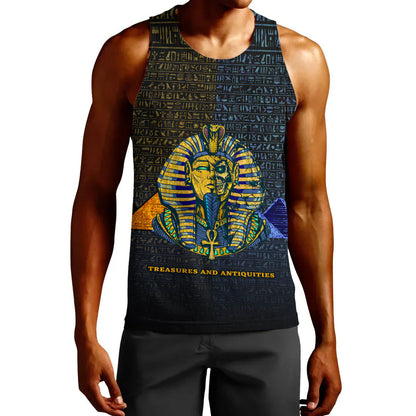 Clothing Egyptian Pharaoh in a Destroyed Tank Top