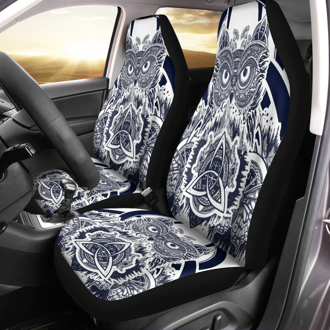 Maori 2021 Car Seat Covers Purple Aotearoa Tattoo