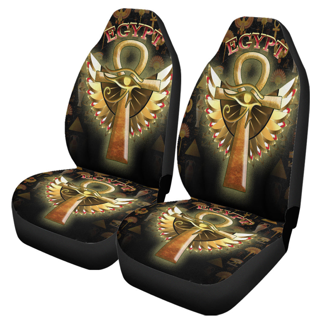Car Seat Covers Ankh And Horus Egyptian Car Seat Covers