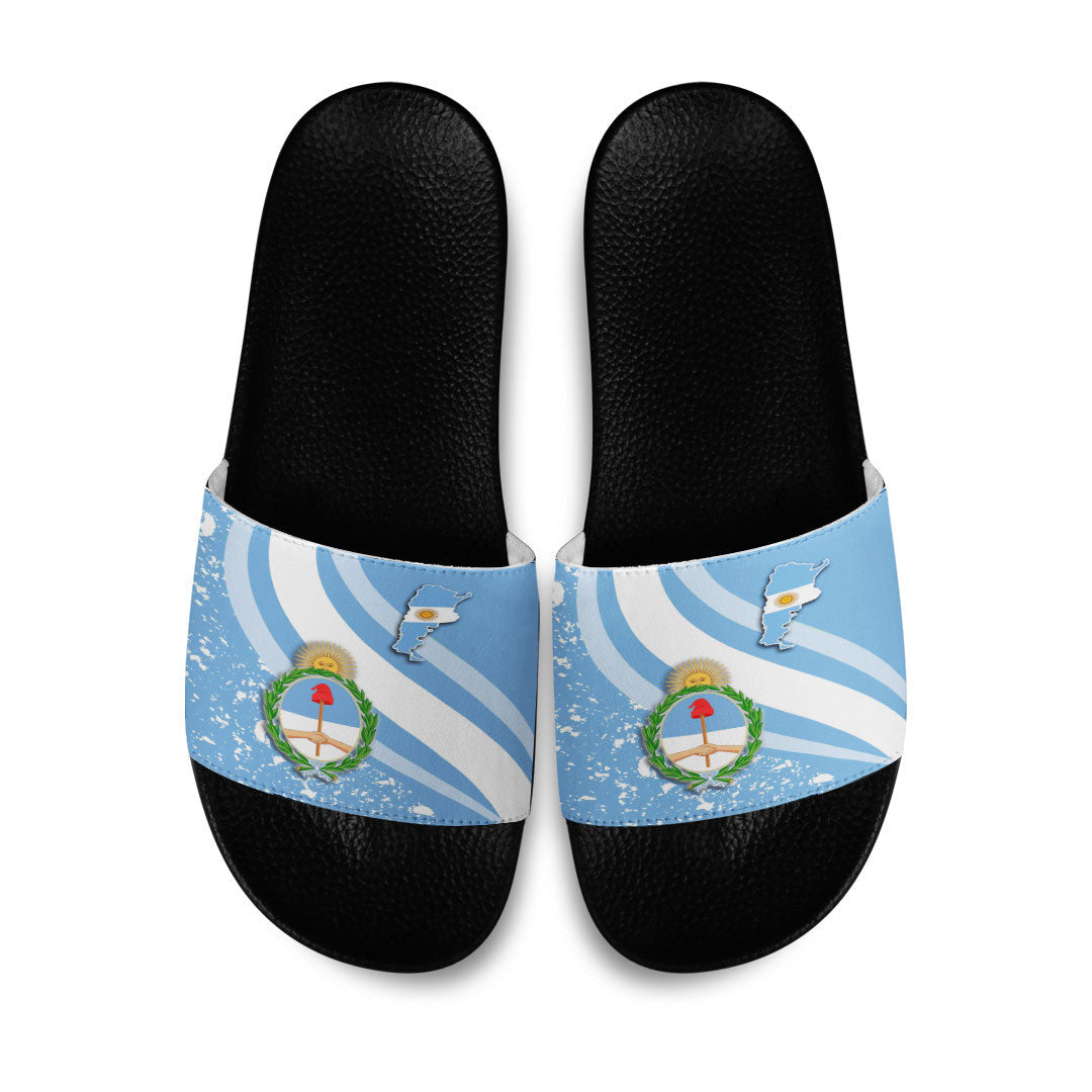 Slide Sandals Argentina Special Flag Slide Sandals