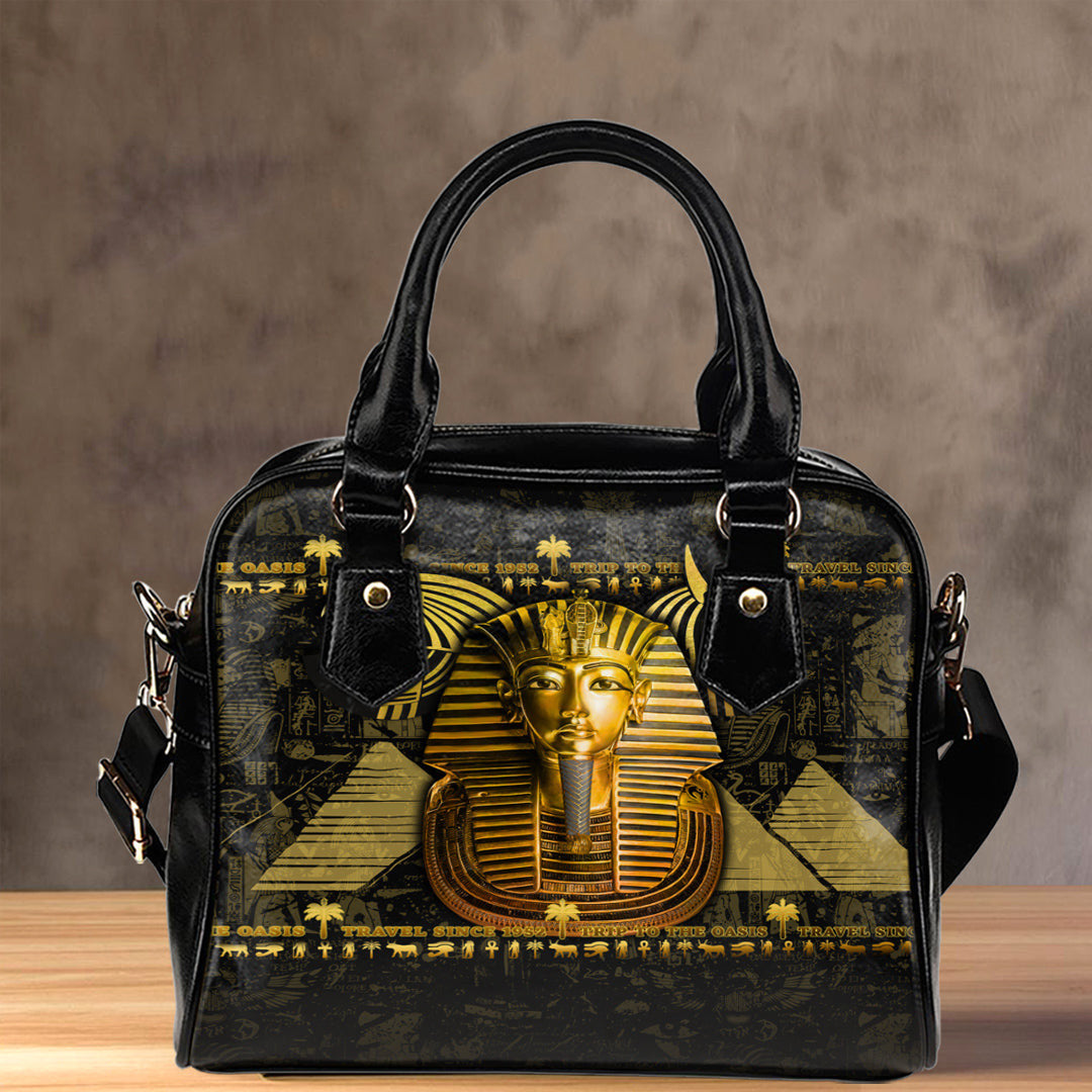 Shoulder Handbag Tutankhamun Golden Shoulder Handbag
