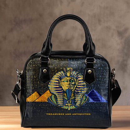 Shoulder Handbag Egyptian Pharaoh In A Destroyed Shoulder Handbag