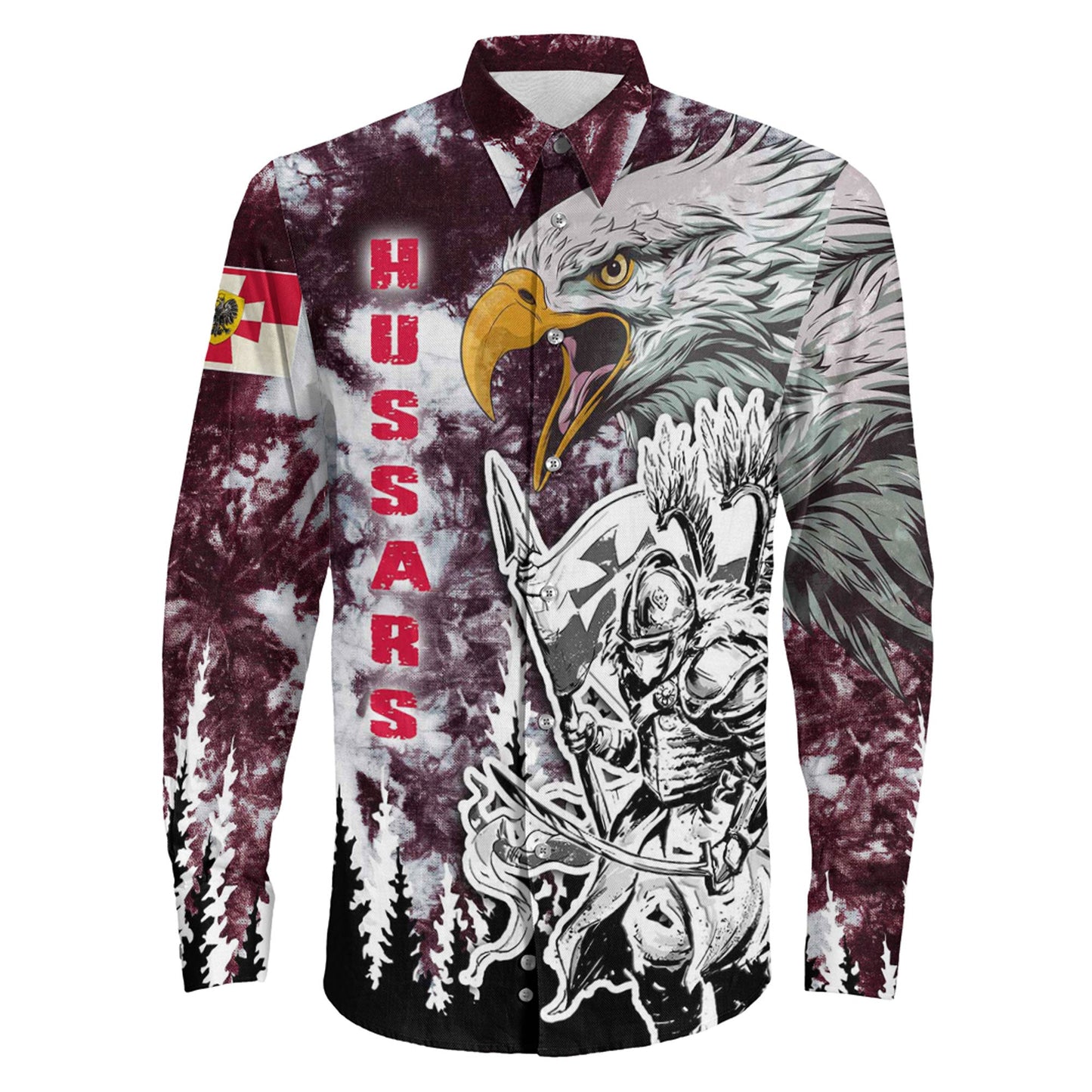 Clothing Polska Polish Hussars Long Sleeve Button Shirt