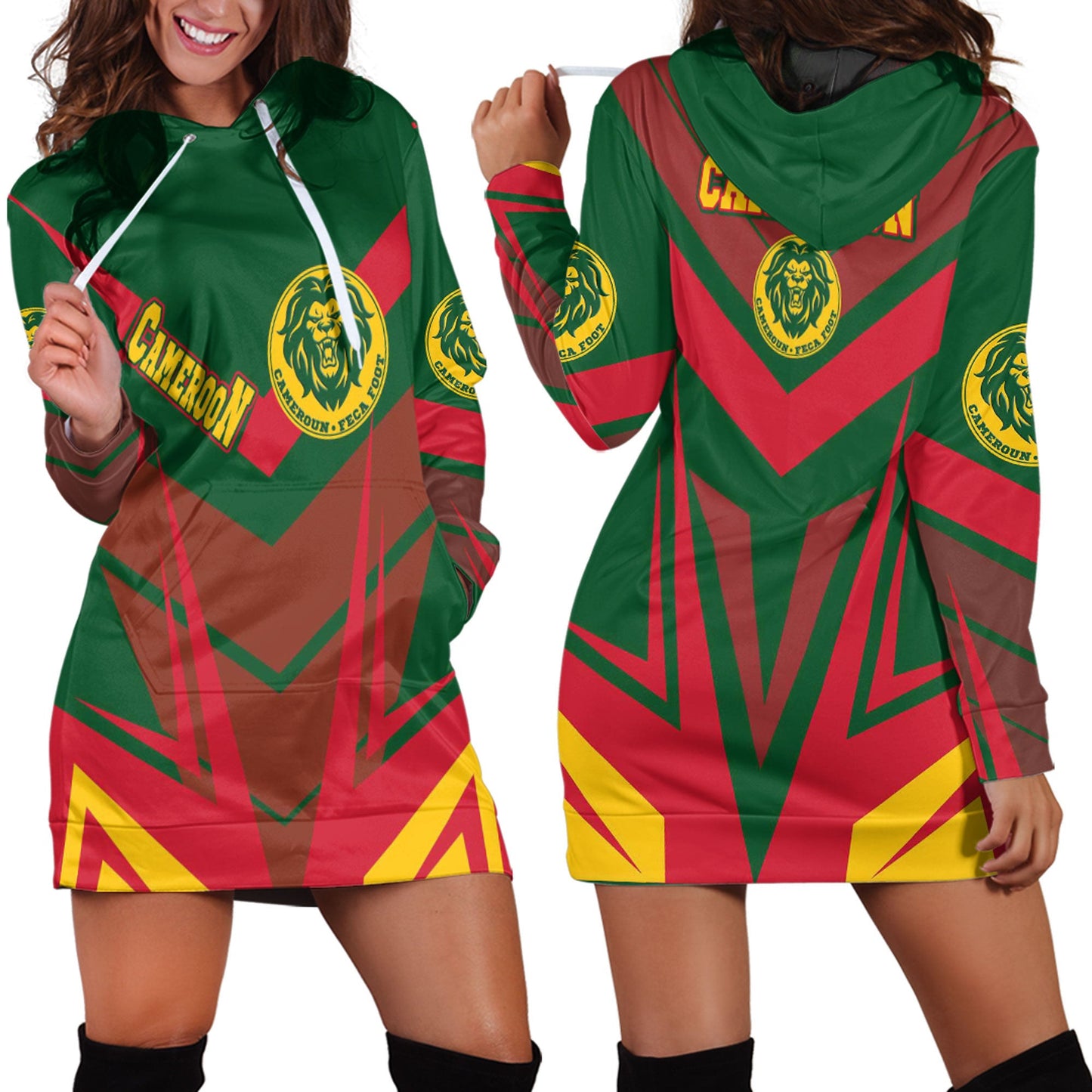 Clothing Cameroon Sporty Style Hoodie Dress