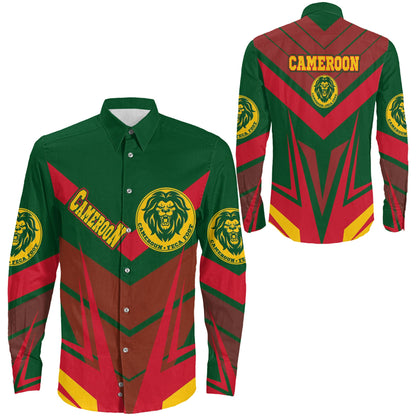 Clothing Cameroon Sporty Style Long Sleeve Button Shirt