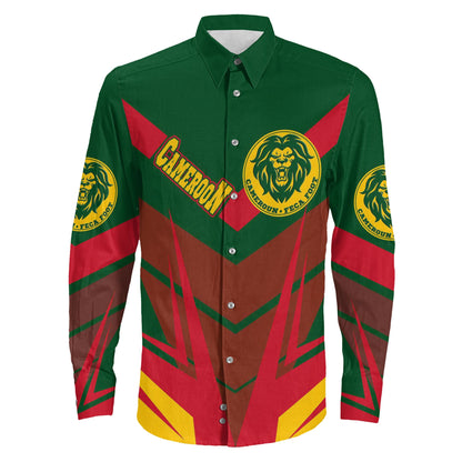 Clothing Cameroon Sporty Style Long Sleeve Button Shirt