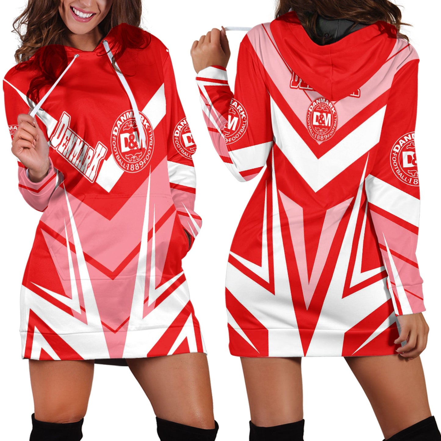 Clothing Denmark Sporty Style Hoodie Dress