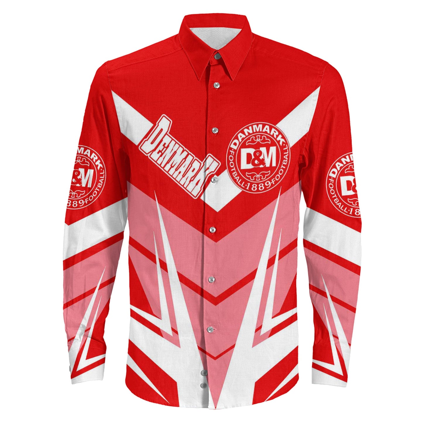 Clothing Denmark Sporty Style Long Sleeve Button Shirt