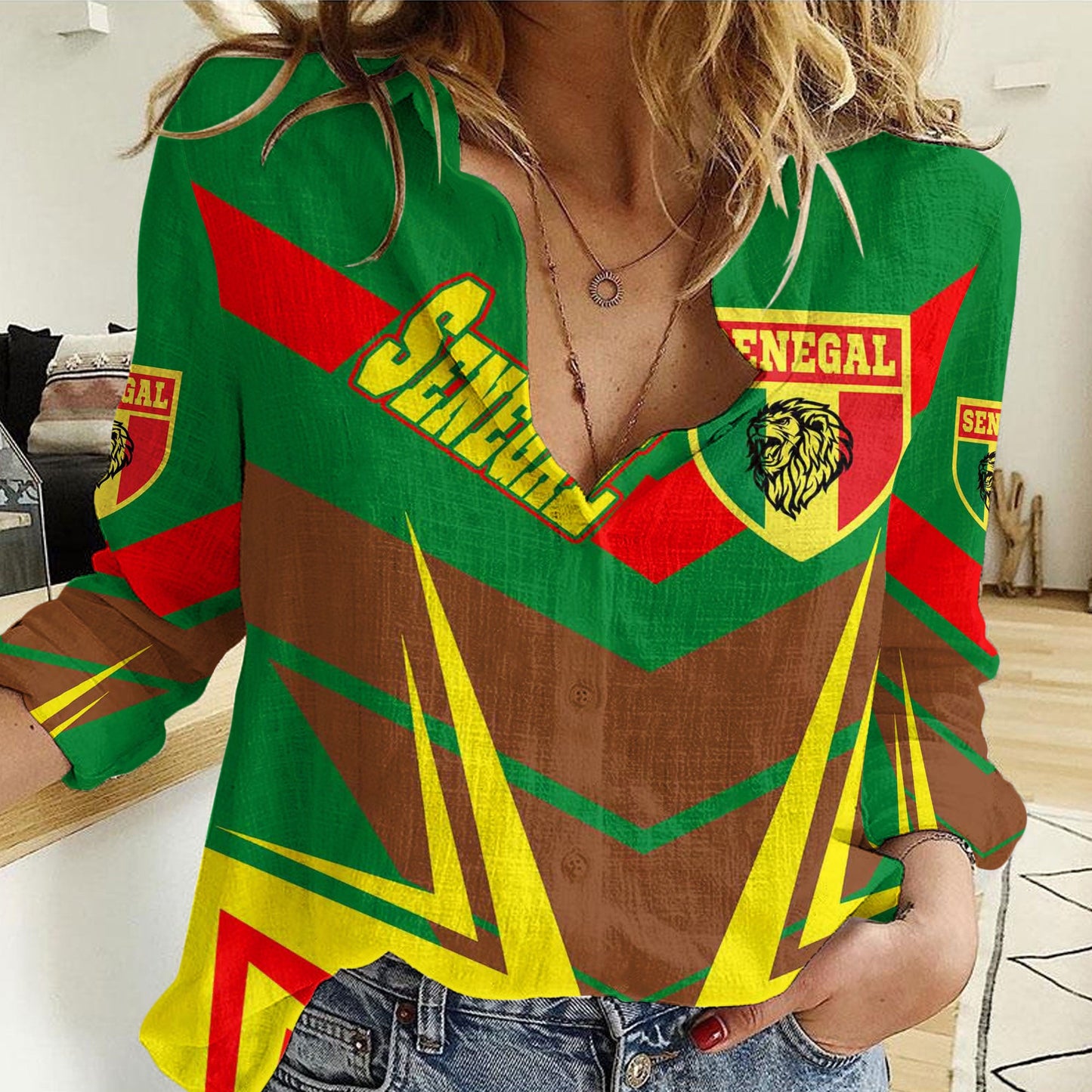 Clothing Senegal Sporty Style Women Casual Shirt