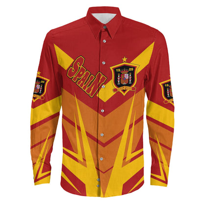 Clothing Spain Sporty Style Long Sleeve Button Shirt