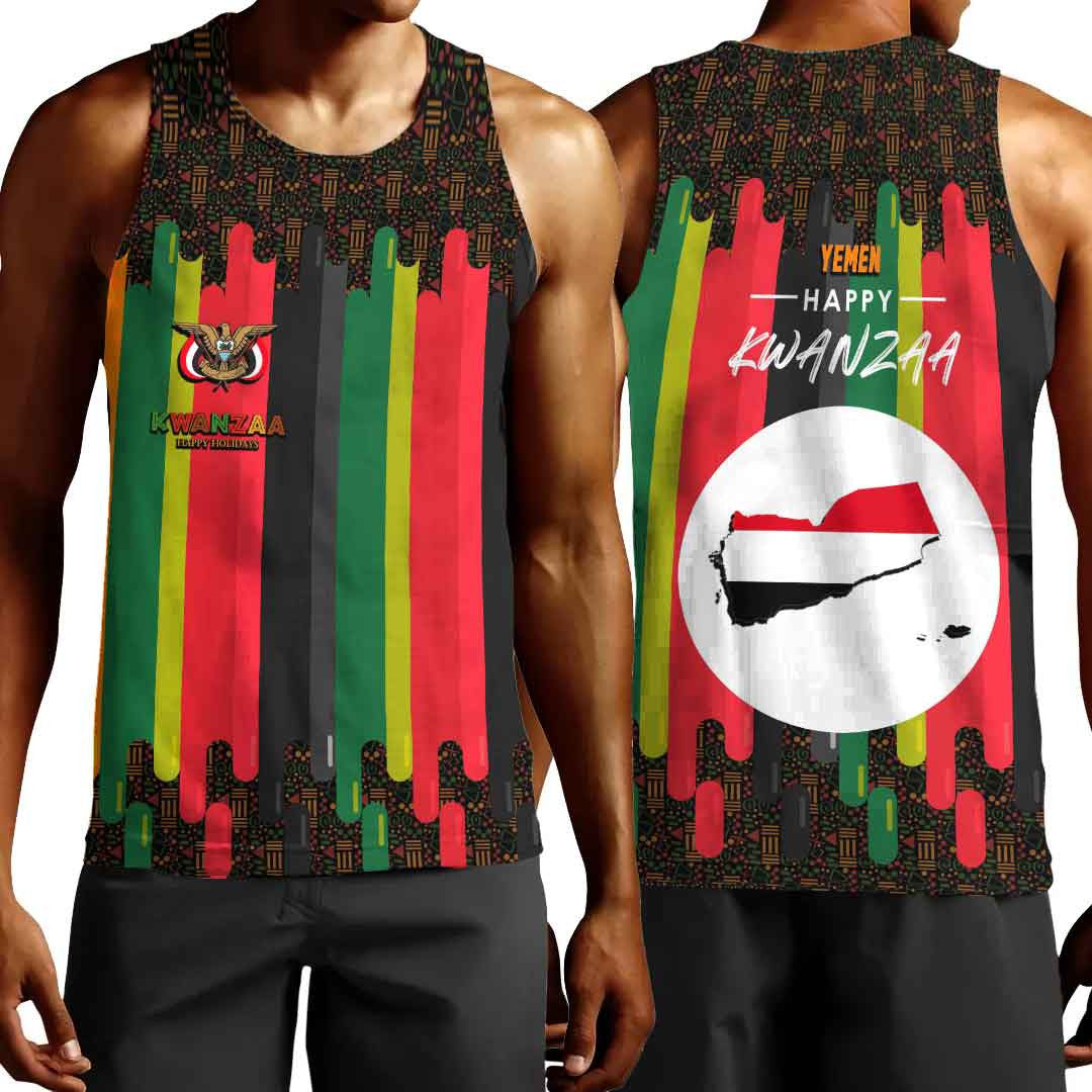 Clothing Yemen Happy Kwanzaa Men's Tank Top