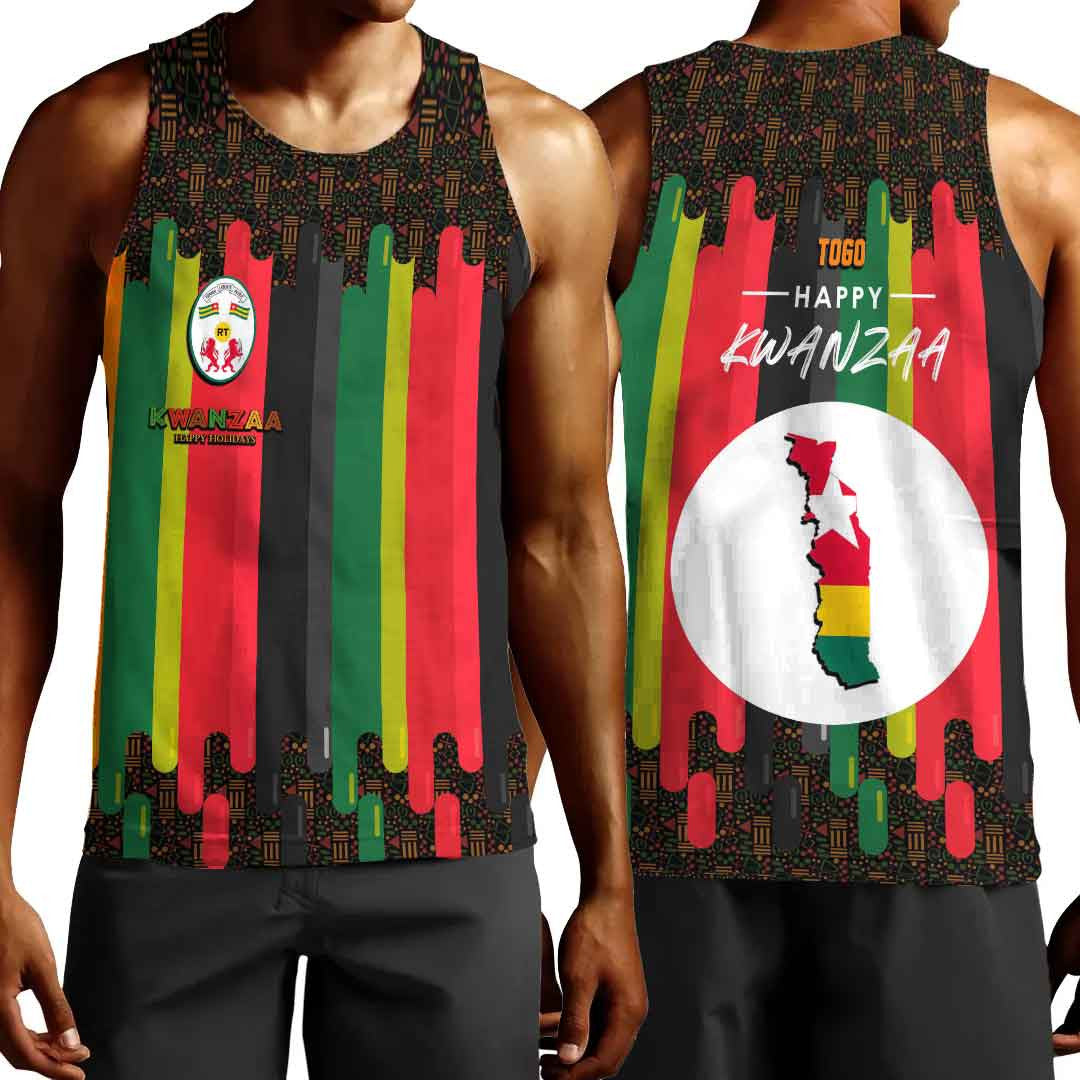 Clothing Togo Happy Kwanzaa Men's Tank Top