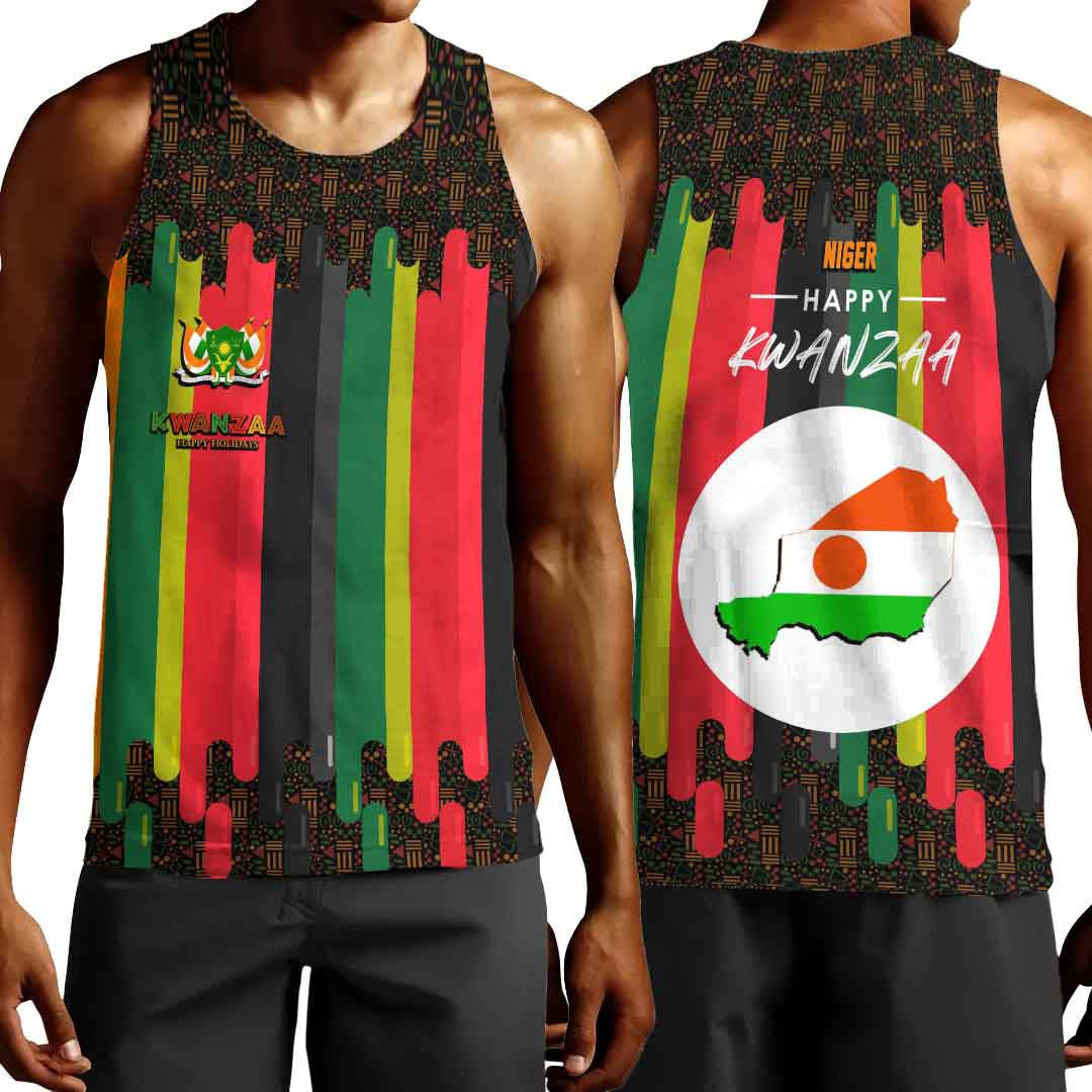 Clothing Niger Happy Kwanzaa Men's Tank Top