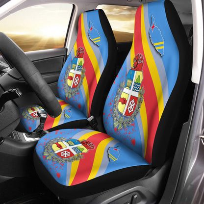 Maori 2021 Car Seat Covers Purple Aotearoa Tattoo
