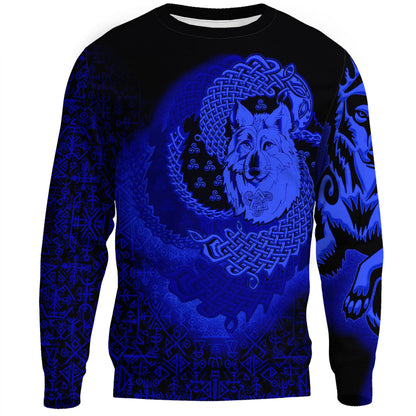 Clothing Legendary Wolf Blue Sweatshirts