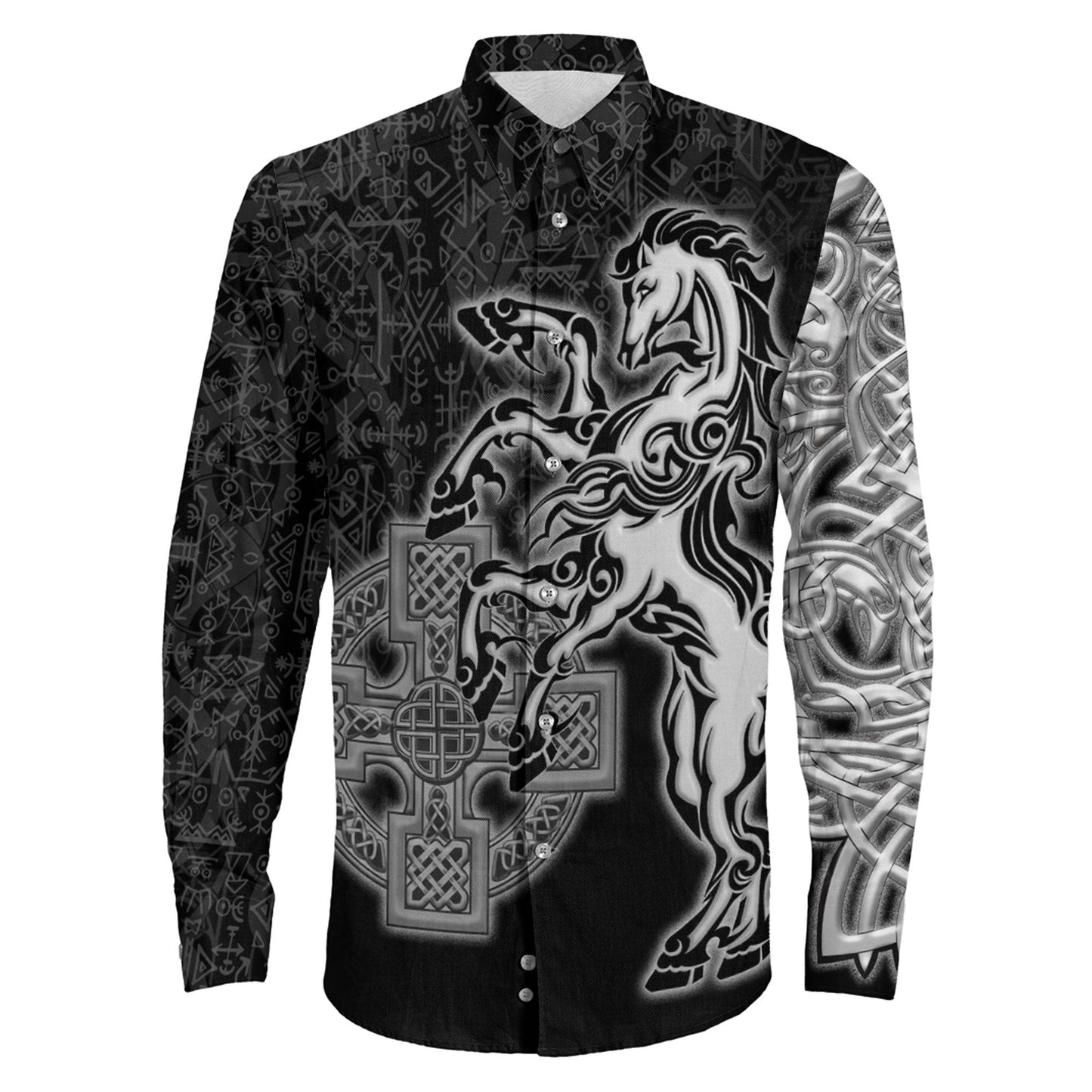 Clothing Sleipnir Long Sleeve Button Shirt