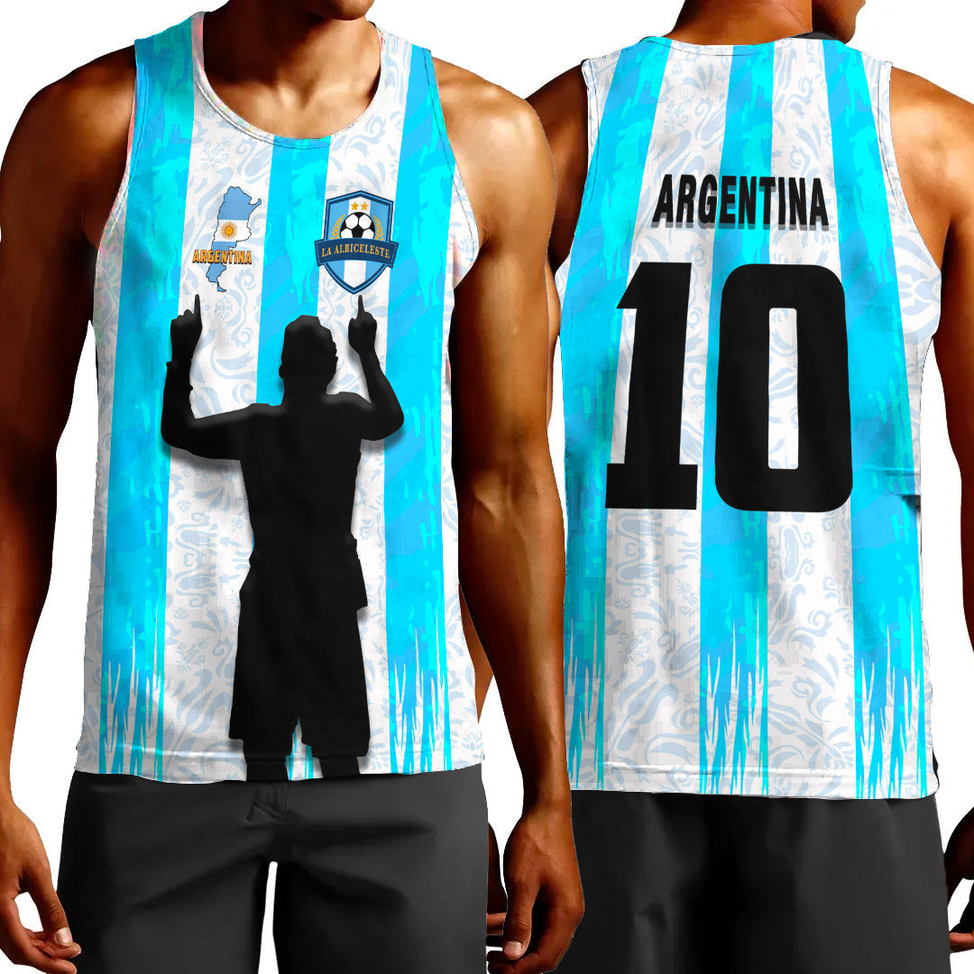 Clothing Argentina Football Style Tank Top