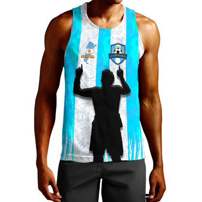 Clothing Argentina Football Style Tank Top