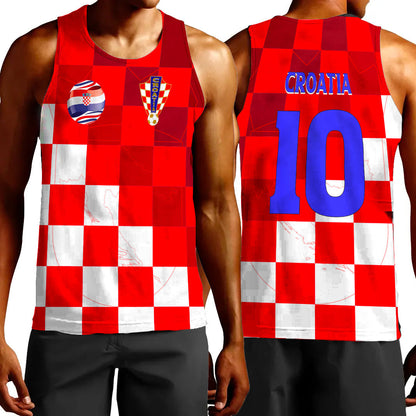 Clothing Croatia Soccer Style Tank Top