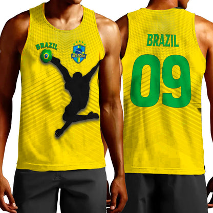 Clothing Brazil Soccer Style Tank Top