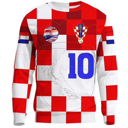 Clothing Croatia Football Style Sweatshirts