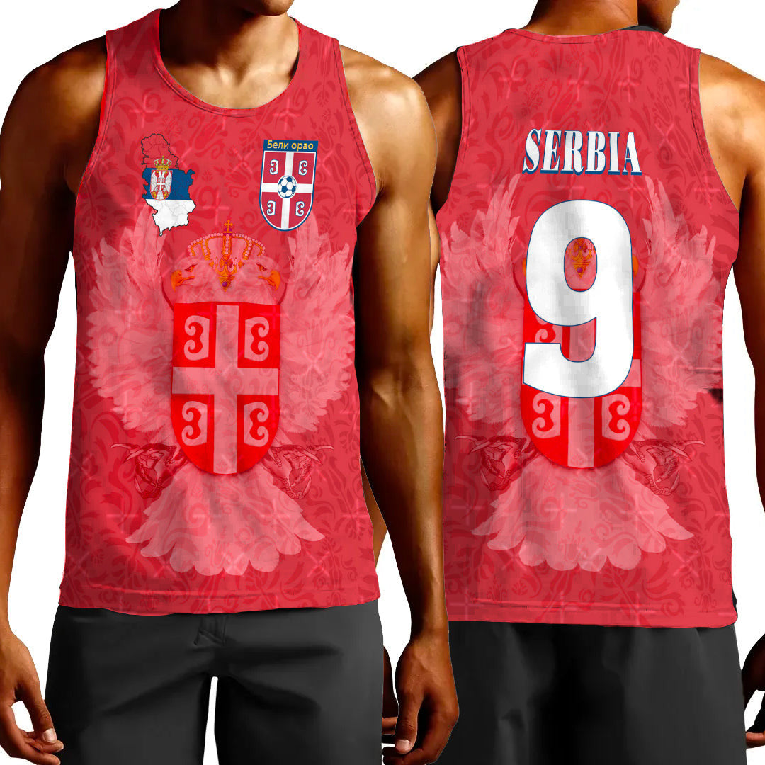 Clothing Serbia Soccer Style Tank Top