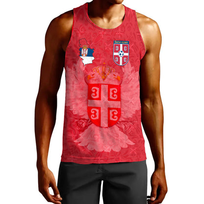 Clothing Serbia Soccer Style Tank Top