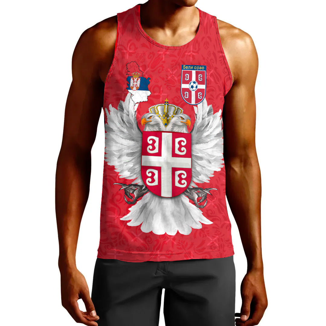 Clothing Serbia Sport Symbol Style Tank Top