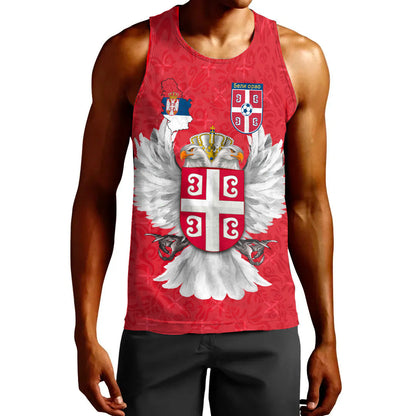 Clothing Serbia Sport Symbol Style Tank Top