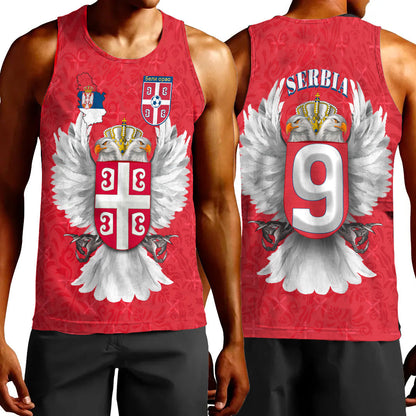 Clothing Serbia Sport Symbol Style Tank Top