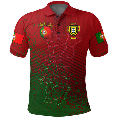 Portugal Soccer Style Polo Shirt