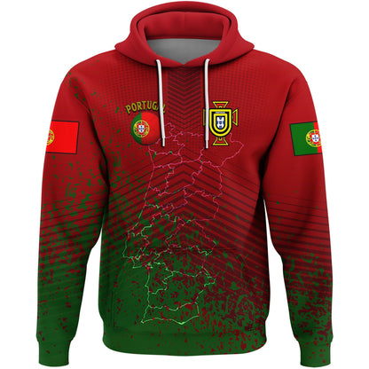 Portugal Soccer Style Hoodie