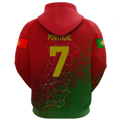 Portugal Soccer Style Hoodie