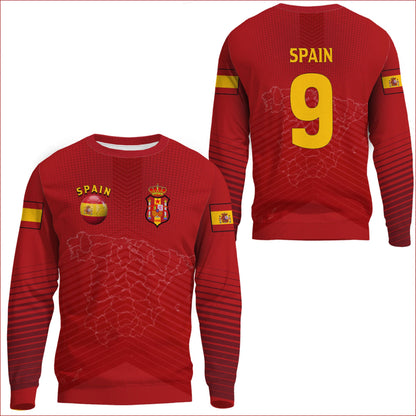 Clothing Spain Soccer Style Sweatshirts