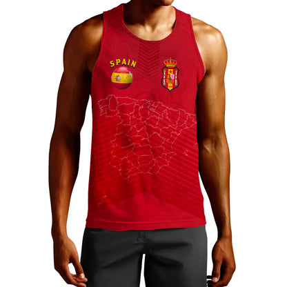 Clothing Spain Soccer Style Tank Top