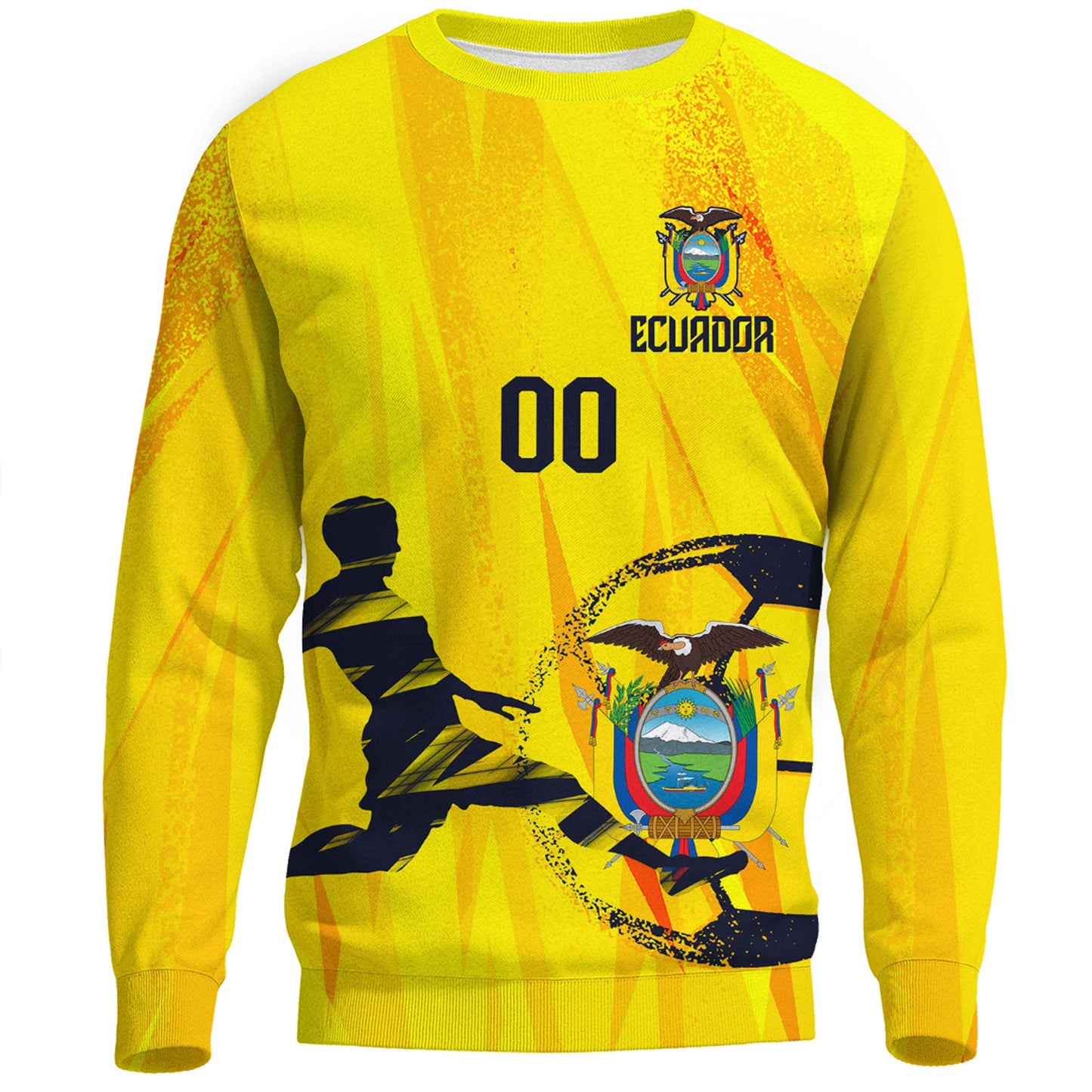 Clothing Custom Ecuador Football Fan Sweatshirts