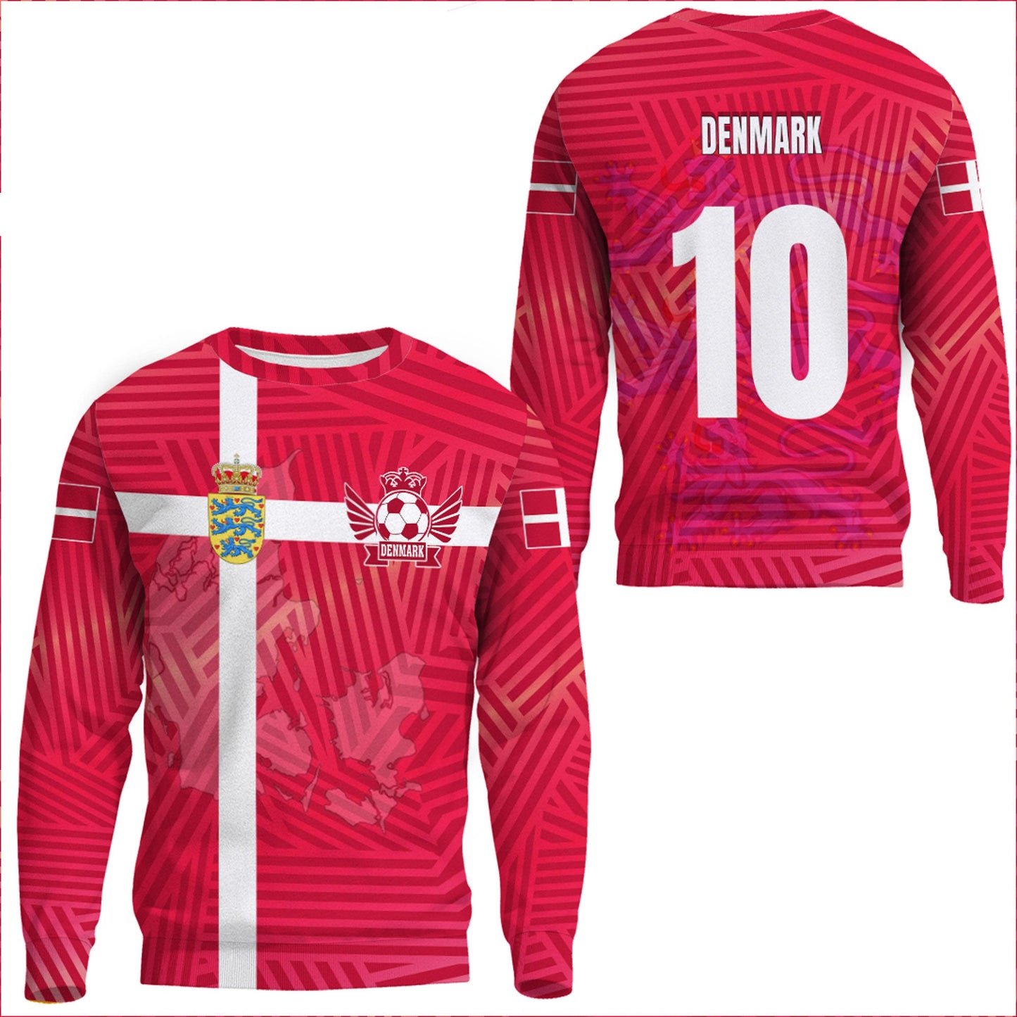 Clothing Denmark Sport Symbol Style Sweatshirts