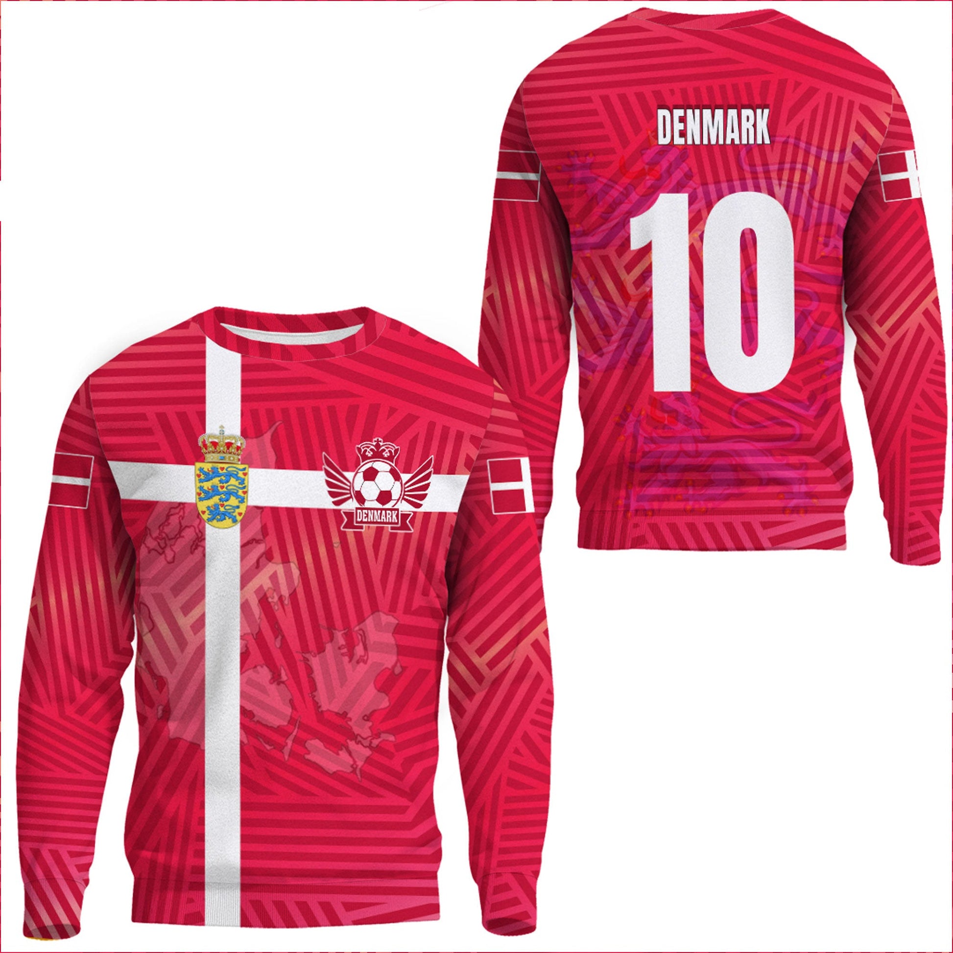 Clothing Denmark Sport Symbol Style Sweatshirts
