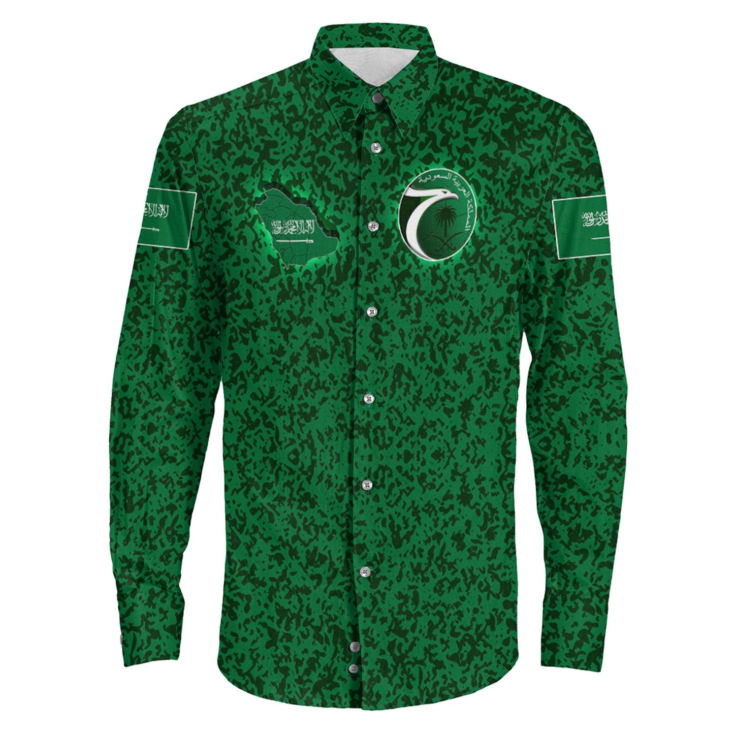 Clothing Saudi Arabia Sport Style Long Sleeve Button Shirt